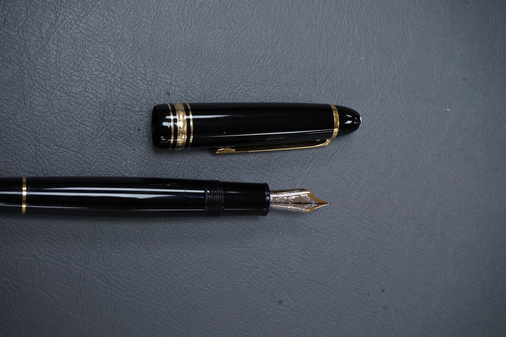 A Montblanc Meisterstuck fountain pen with 14k nib